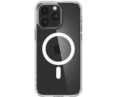 Spigen Ultra Hybrid (MagFit) dėklas skirtas Apple iPhone 15 Pro, Baltos spalvos