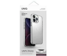 UNIQ dėklas LifePro Xtreme Apple iPhone 15 Pro 6.1" skaidrus