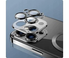 Apple iPhone 15 Tech-Protect MagShine light telefono dėklas mėlynos spalvos