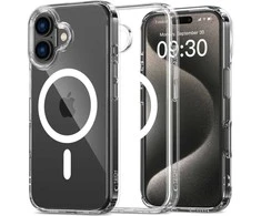 Apple iPhone 16 Plus Tech-Protect FlexAir Hybrid MagSafe Clear dėklas telefonui skaidrus