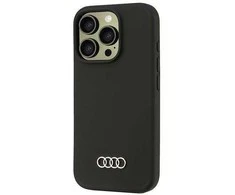 Apple iPhone 16 Pro Audi Silicone (AU-LSRIP16P-Q3/D1-BK) dėklas telefonui juodos spalvos