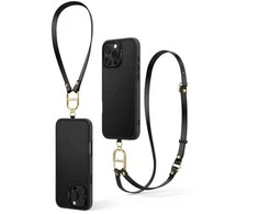 Apple iPhone 16 Pro Max Spigen Cyrill Kajuk Classic Charm Mag MagSafe dėklas telefonui juodos spalvos
