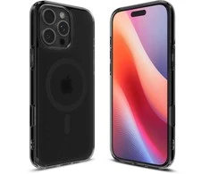 Apple iPhone 16 Pro Max Spigen Ultra Hybrid „T” Mag MagSafe Frost dėklas telefonui juodos spalvos