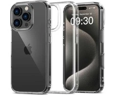Apple iPhone 16 Pro Max Tech-Protect Flexair Hybrid Clear dėklas telefonui skaidrus