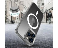 Apple iPhone 16 Pro Max Tech-Protect FlexAir Hybrid MagSafe Clear dėklas telefonui skaidrus