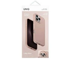 UNIQ Lino Hue Apple iPhone 16 Pro Max 6.9″ Magclick Charging dėklas rožinės spalvos blush rožinės spalvos