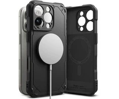 Apple iPhone 16 Pro Ringke Rugged Gear Magnetic MagSafe dėklas telefonui juodos spalvos