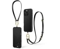 Apple iPhone 16 Pro Spigen Cyrill Kajuk Classic Charm Mag MagSafe dėklas telefonui juodos spalvos