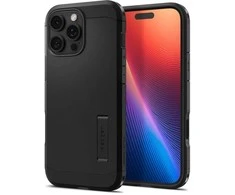 Apple iPhone 16 Pro Spigen Tough Armor „T” Mag MagSafe dėklas telefonui juodos spalvos