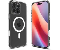 Apple iPhone 16 Pro Spigen Ultra Hybrid „T” Mag MagSafe dėklas telefonui baltos spalvos