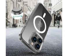 Apple iPhone 16 Pro Tech-Protect FlexAir Hybrid MagSafe Clear dėklas telefonui skaidrus
