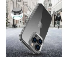 Apple iPhone 16 Pro Tech-Protect Flexair Hybrid Clear dėklas telefonui skaidrus
