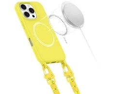 Apple iPhone 16 Pro Tech-Protect Magnecklace MagSafe Canary dėklas telefonui geltonos spalvos