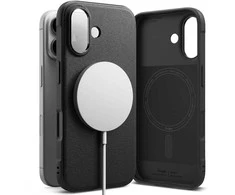 Apple iPhone 16 Ringke Onyx Magnetic MagSafe dėklas telefonui juodos spalvos