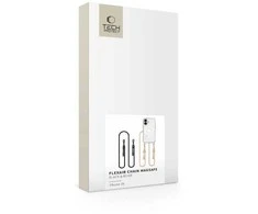 Apple iPhone 16 Tech-Protect Flexair Chain MagSafe dėklas telefonui juodos spalvos & Taupe dėklas telefonui skaidrus
