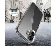 Apple iPhone 16 Tech-Protect Flexair Hybrid Clear dėklas telefonui skaidrus