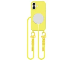 Apple iPhone 16 Tech-Protect Magnecklace MagSafe Canary dėklas jūsų telefonui geltonos spalvos