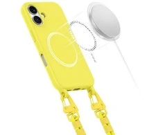 Apple iPhone 16 Tech-Protect Magnecklace MagSafe Canary dėklas jūsų telefonui geltonos spalvos