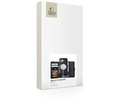 Apple iPhone 16 Tech-Protect Wallet MagSafe dėklas telefonui juodos spalvos