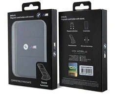 Dėklas Piniginė BMW kortelių lizdui BMWCSMMPGK juodos spalvos MagSafe M Edition kolekcija