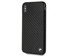 Apple iPhone XS Max BMW dėklas Siganture-Carbon (BMHCI65MBC) juodos spalvos