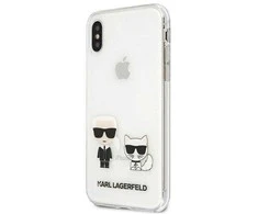 Apple iPhone XS Max Karl Lagerfeld dėklas Karl&amp;Choupette (KLHCI65CKTR) skaidrus
