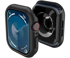 Dėklas Apple Watch 10 (46mm) Spigen Thin Fit juodos spalvos