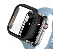 Apple Watch 10 (46MM) Tech-Protect Defense360 dėklas laikrodžiui juodos ir oranžinės spalvos