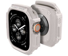 Apple Watch Ultra 1 / 2 (49mm) Spigen Rugged Armor beige dėklas laikrodžiui