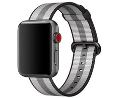 112800 „Apple“ austas nailoninis „Apple Watch MQVR23ZM/A“ 42 mm juodas sandariklis