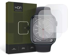 Apsauginė plėvelė Apple Watch 4 / 5 / 6 / 7 / 8 / SE ( 44 / 45 mm) Hofi Hydroflex Pro+ 2-pack Clear
