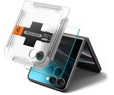 Apsauginis grūdintas stiklas Samsung Galaxy Z Flip 7 telefonui „Spigen Glas.TR EZ Fit HD 2 vnt.”