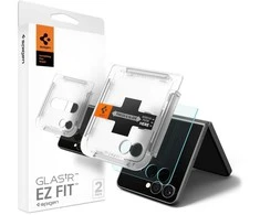 Apsauginis grūdintas stiklas Samsung Galaxy Z Flip 7 telefonui „Spigen Glas.TR EZ Fit HD 2 vnt.”