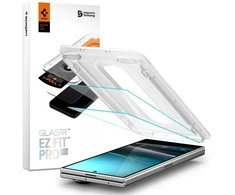 Apsauginis grūdintas stiklas Samsung Galaxy Z Fold 7 telefonui „Spigen Glas.TR EZ Fit Pro HD 2 vnt.”