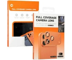 Toptel Apsauginis stiklas Aluminum Metal Camera Full Cover Lens on camera skirtas Apple iPhone 17 Pro Max sidabrinis (camera island+mesh)