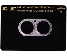 Toptel Apsauginis stiklas Aluminum Metal Camera Full Cover Lens on camera skirtas Apple iPhone 17 lavender (camera island)