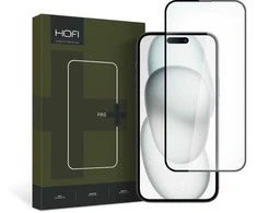 Apsauginis stiklas Apple iPhone 15 Hofi Glass Pro+ juodos spalvos