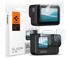 Apsauginis stiklas GOPro HERO 9 / 10 / 11 / 12 Spigen Glas.tr Slim + Film 2-Set skaidrus