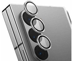 UNIQ Optix Aliuminio Camera Lens Protector Samsung Galaxy Z Fold6 F956 shimmer baltas su aplkatoiumi