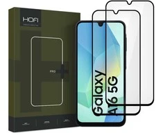 LCD apsauginis stikliukas Hofi Glass Pro+ 2 vnt. Samsung A165 A16 4G/A166 A16 5G juodas