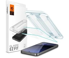 Apsauginis stiklas Samsung Galaxy S24 FE Spigen Glas.tr „EZ Fit” 2 vnt. Clear