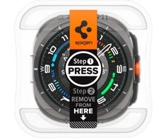 Apsauginis stiklas Samsung Galaxy Watch Ultra (47mm) Spigen GLAS.TR ”EZ-FIT” 2-PACK Clear