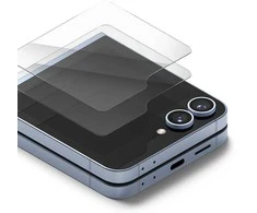 Apsauginis stiklas Samsung Galaxy Z Flip6 Ringke Cover Ekranas 2 vnt. skaidrus