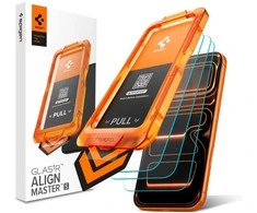 Apsauginis stiklas Spigen ALM GLAS.TR SLIM 3-pack Apple iPhone 17 Pro skaidrus
