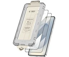 Apsauginis stiklas Tech-Protect Quick Set+ 2-pack Samsung Galaxy S26 juodos spalvos