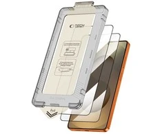 Apsauginis stiklas Tech-Protect Quick Set+ 2-pack Samsung Galaxy S26 Ultra juodos spalvos