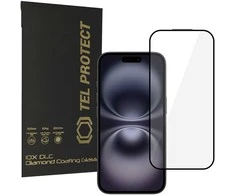 Apsauginis stiklas Tel Protect 10X HD DLC Diamond Coating skirtas Apple iPhone 16/15 (envelope)
