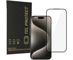 Apsauginis stiklas Tel Protect 10X HD DLC Diamond Coating skirtas Apple iPhone 15 Pro Max (envelope)