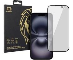 Apsauginis stiklas Tel Protect 10X Privacy DLC Diamond Coating skirtas Apple iPhone 16