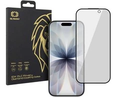 Apsauginis stiklas Tel Protect 10X Privacy DLC Diamond Coating skirtas Apple iPhone 16 Pro/17